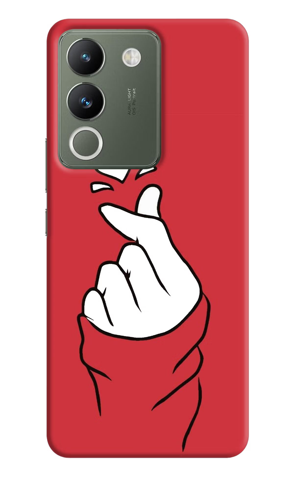 Korean Love Sign Vivo Y200 5G Hard Case Back Cover by Casekaro