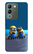 Minion Laughing Vivo Y200 5G Hard Case Back Cover by Casekaro