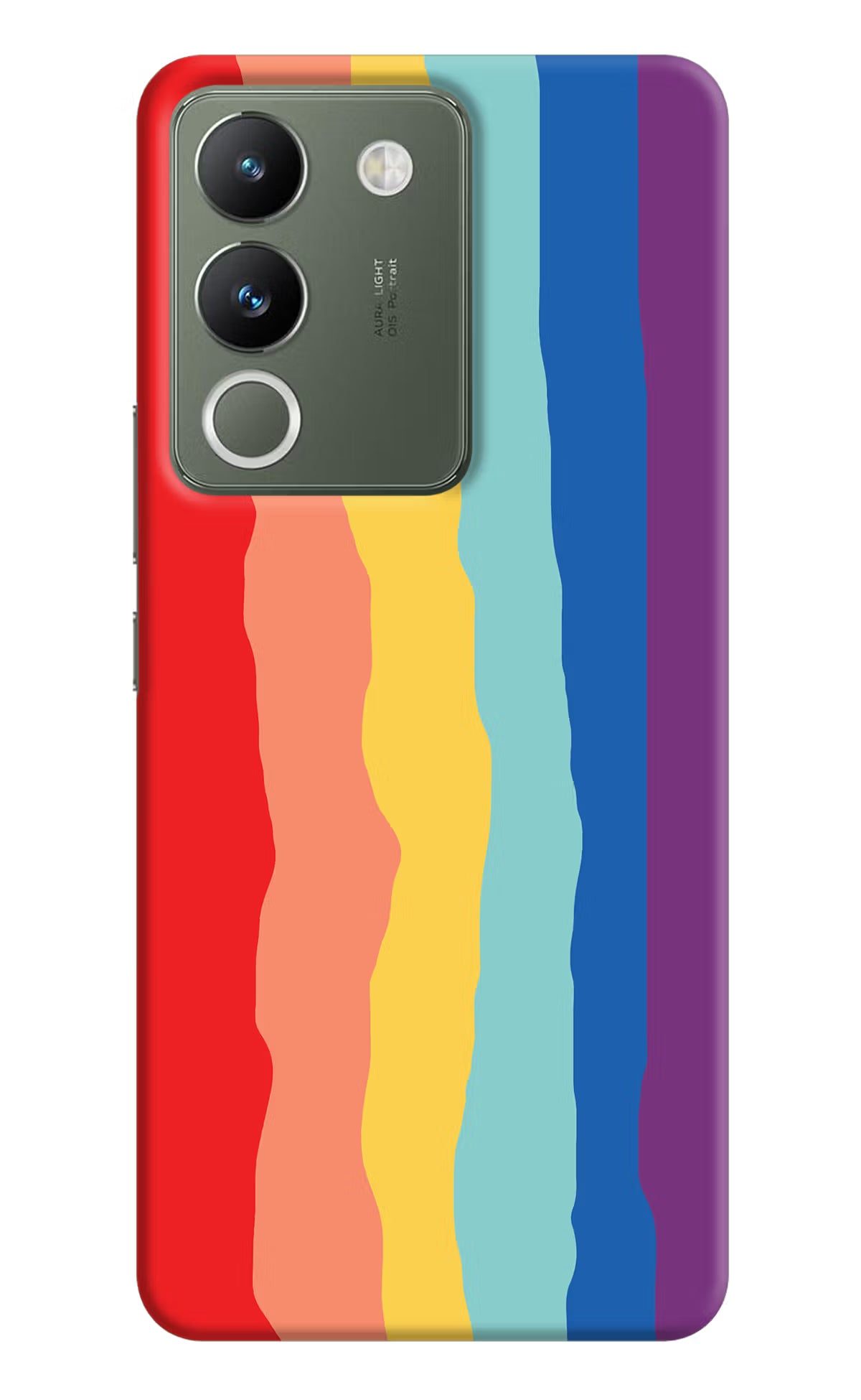 Rainbow Vivo Y200 5G Hard Case Back Cover by Casekaro