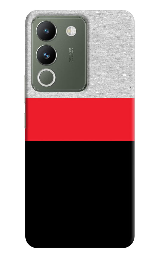 Tri Color Pattern Vivo Y200 5G Hard Case Back Cover by Casekaro