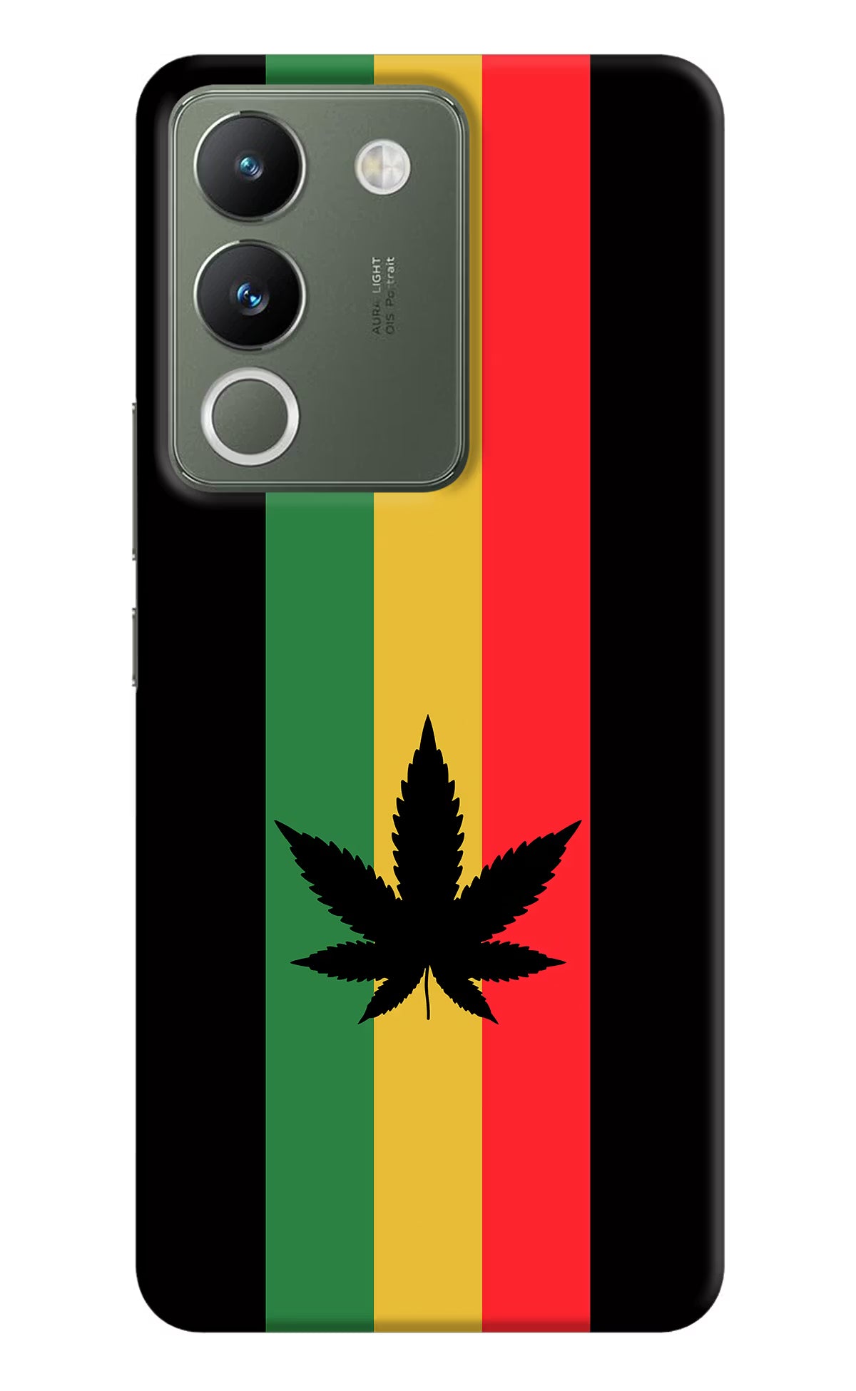 Weed Flag Vivo Y200 5G Hard Case Back Cover by Casekaro