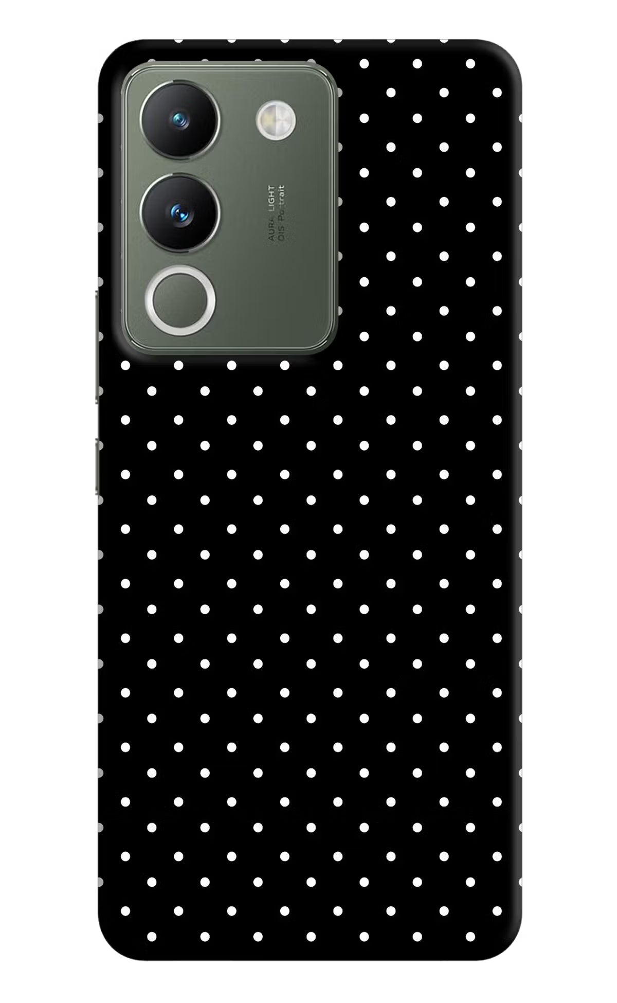 White Dots Vivo Y200 5G Hard Case Back Cover by Casekaro