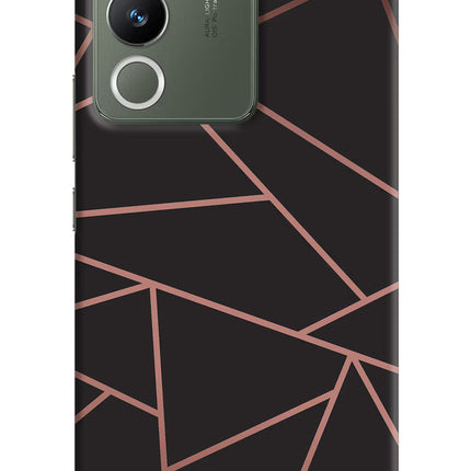 Geometric Pattern Vivo Y200 5G Hard Case Back Cover by Casekaro
