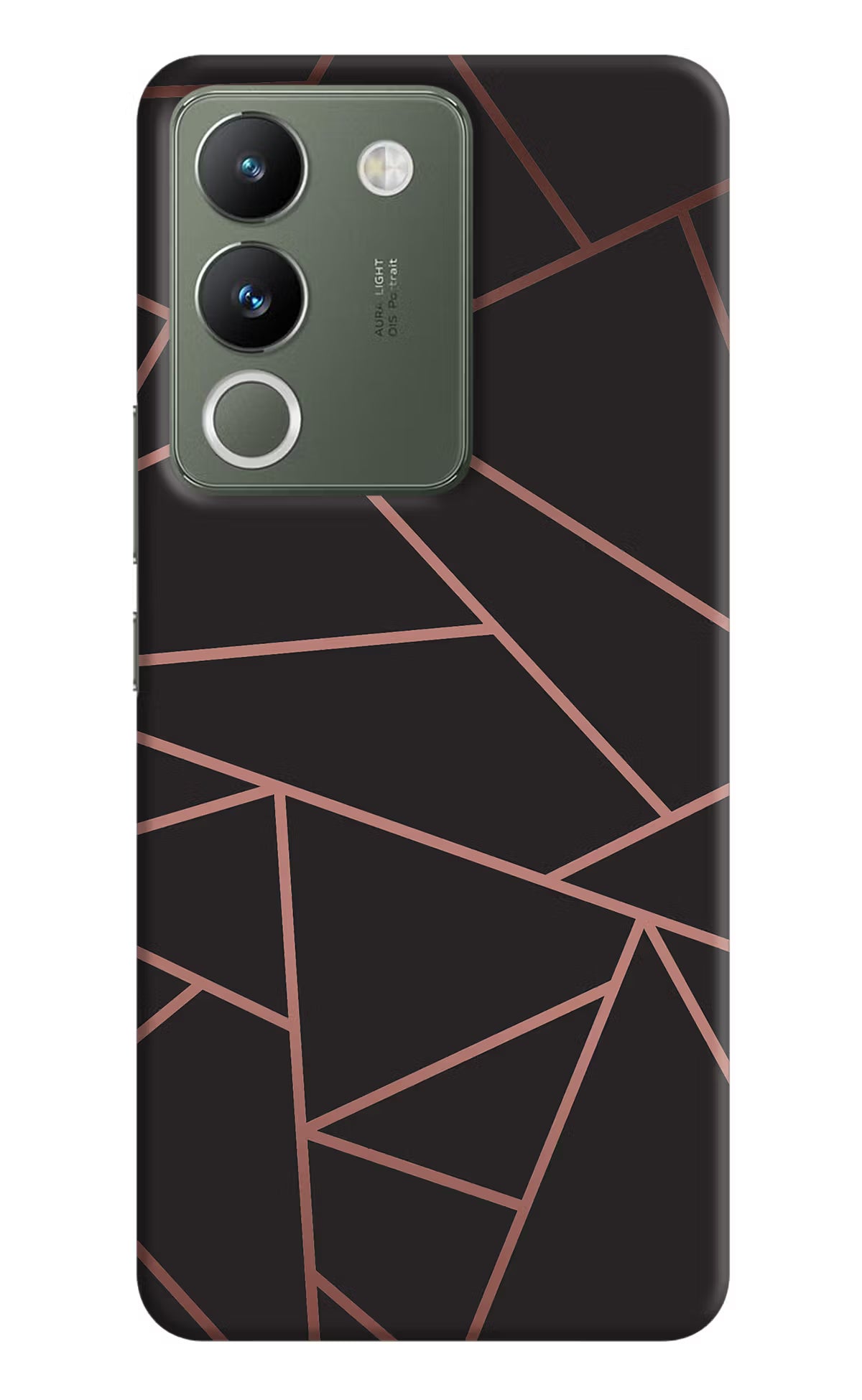 Geometric Pattern Vivo Y200 5G Hard Case Back Cover by Casekaro