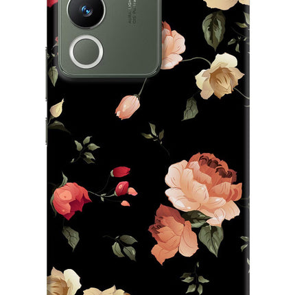 Flowers Vivo Y200 5G Hard Case Back Cover by Casekaro