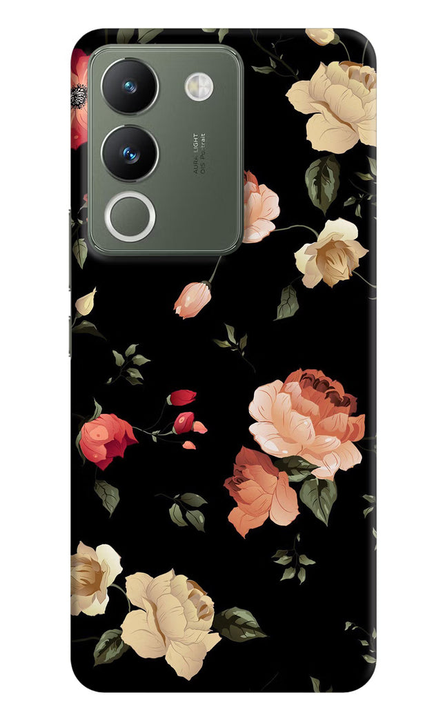 Flowers Vivo Y200 5G Hard Case Back Cover by Casekaro