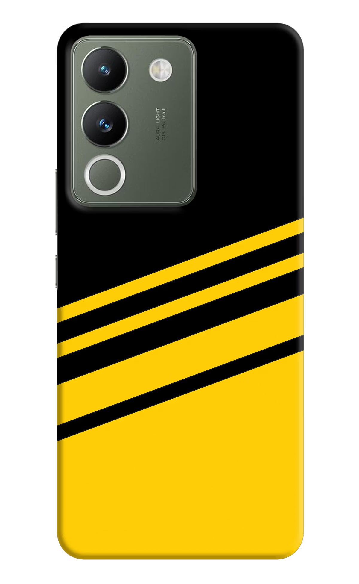 Yellow Shades Vivo Y200 5G Hard Case Back Cover by Casekaro