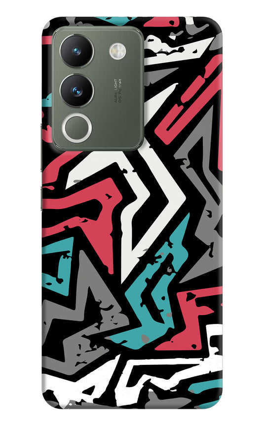 Geometric Graffiti Vivo Y200 5G Hard Case Back Cover by Casekaro