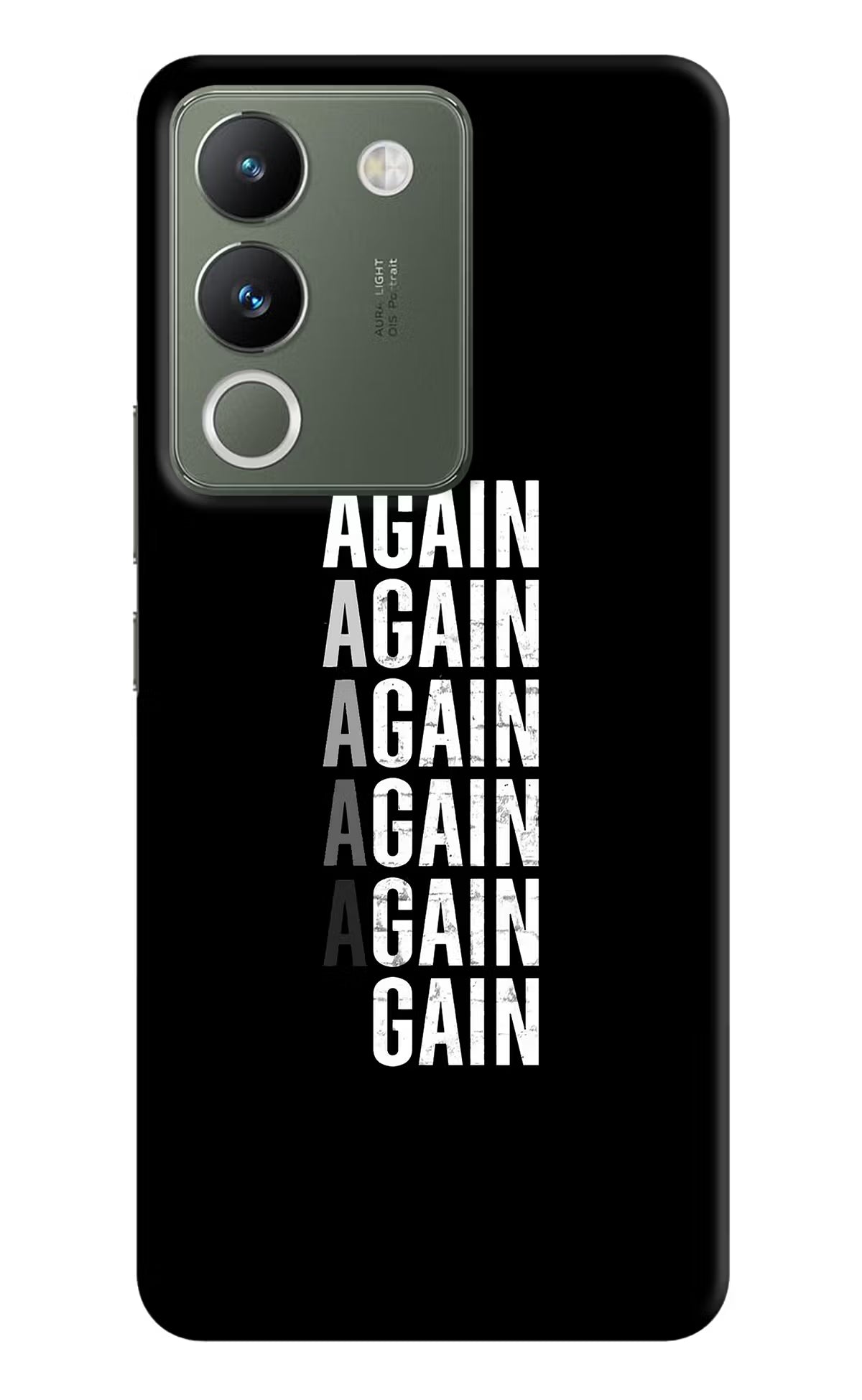 Again Again Gain Vivo Y200 5G Hard Case Back Cover by Casekaro