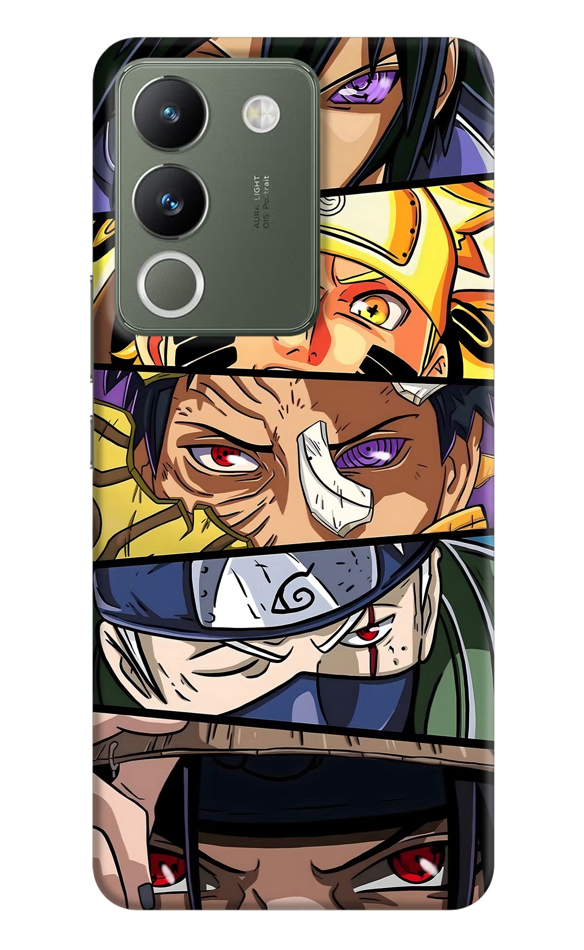 Naruto Character Vivo Y200 5G Hard Case Back Cover by Casekaro
