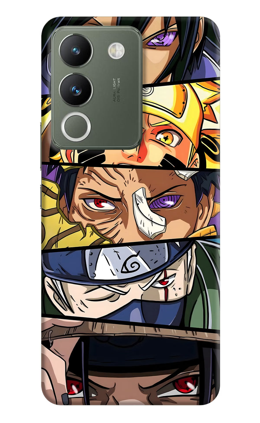 Naruto Character Vivo Y200 5G Back Cover, Hard case