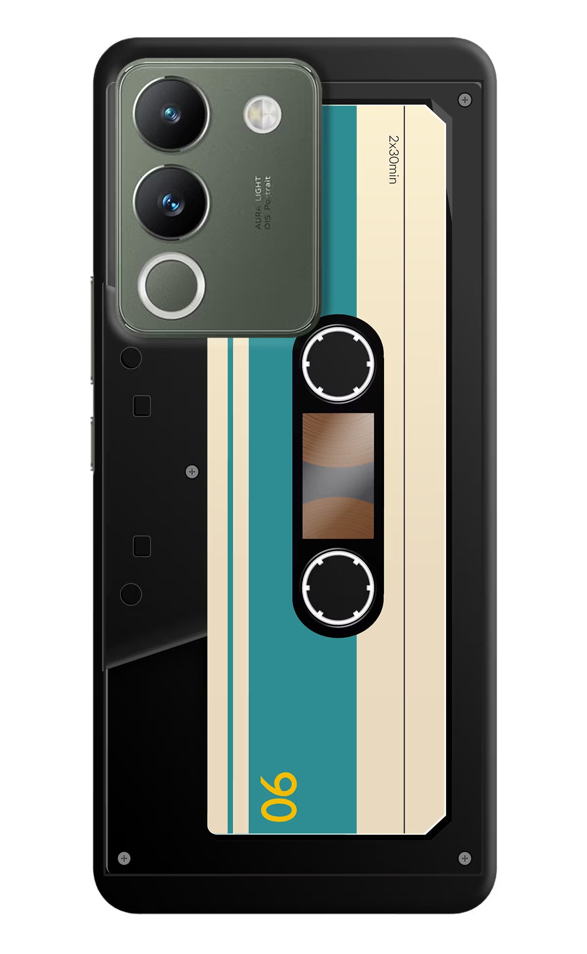 Cassette Vivo Y200 5G Hard Case Back Cover by Casekaro