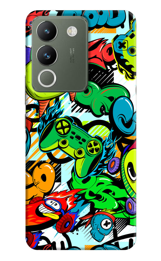 Game Doodle Vivo Y200 5G Hard Case Back Cover by Casekaro