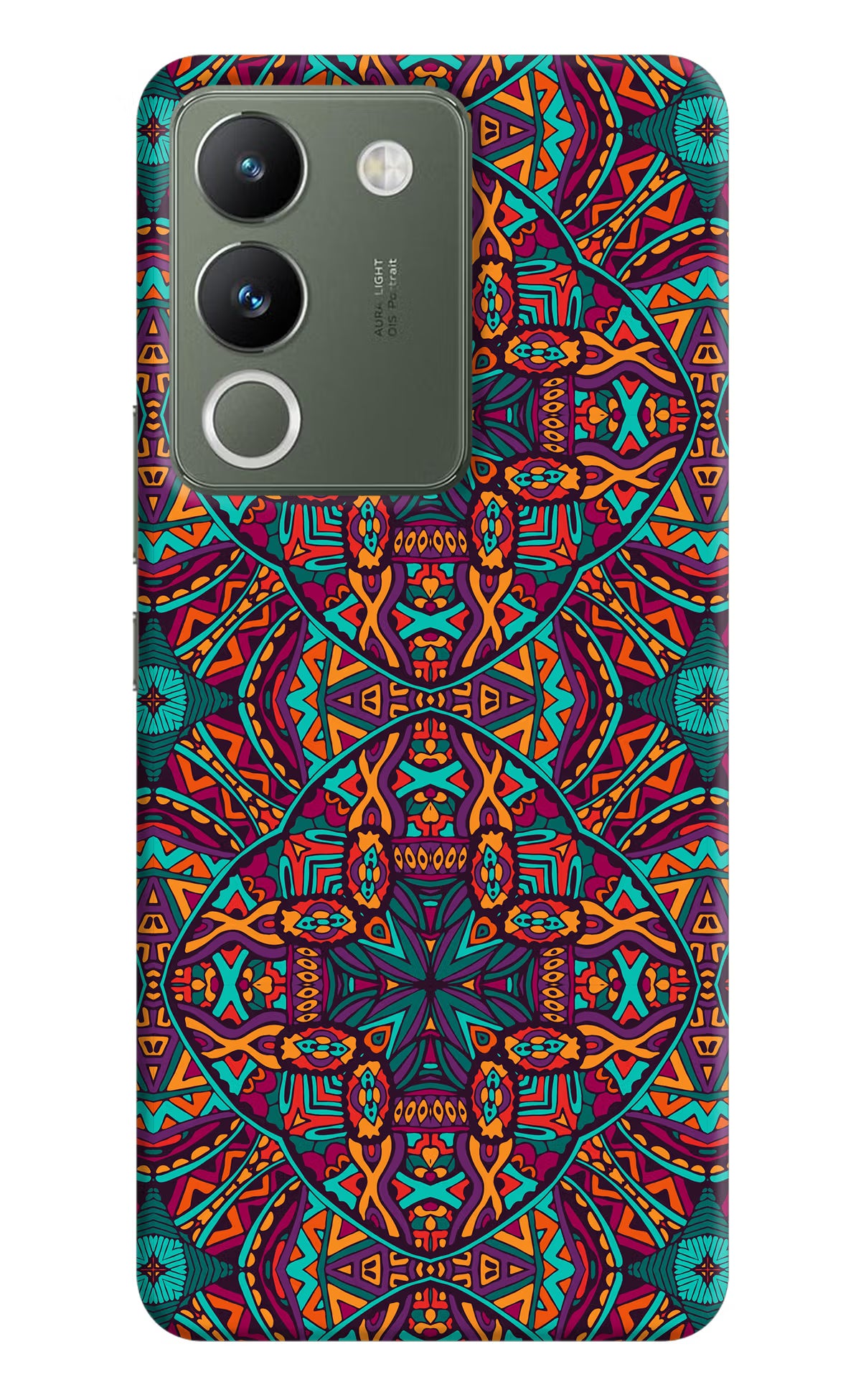Colour Mandala Vivo Y200 5G Hard Case Back Cover by Casekaro