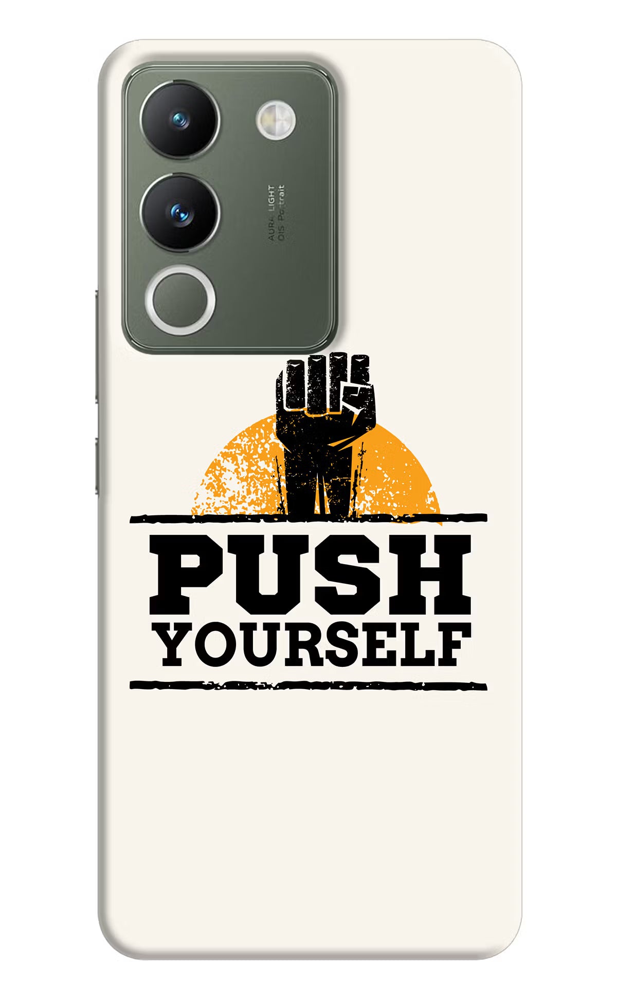 Push Yourself Vivo Y200 5G Hard Case Back Cover by Casekaro