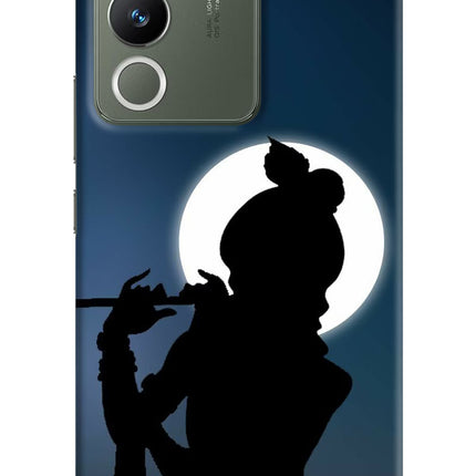 Shri Krishna Silhouette Vivo Y200 5G Hard Case Back Cover by Casekaro