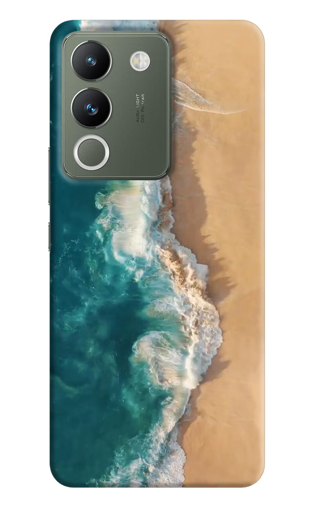 Ocean Beach Vivo Y200 5G Hard Case Back Cover by Casekaro