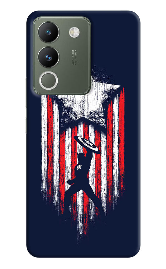Captain America Marvel Art Vivo Y200 5G Hard Case Back Cover by Casekaro