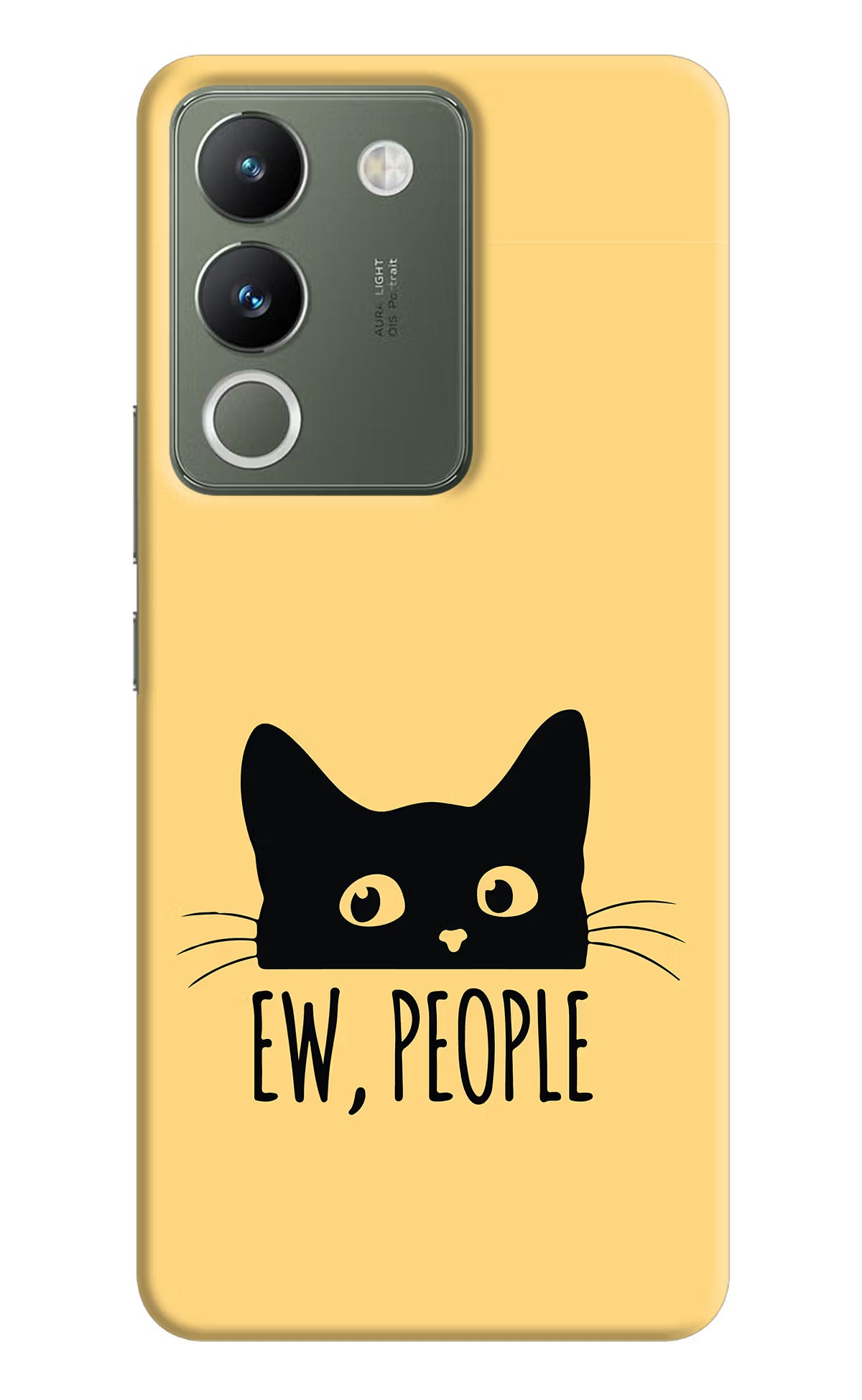 Ew People Catitude Vivo Y200 5G Hard Case Back Cover by Casekaro