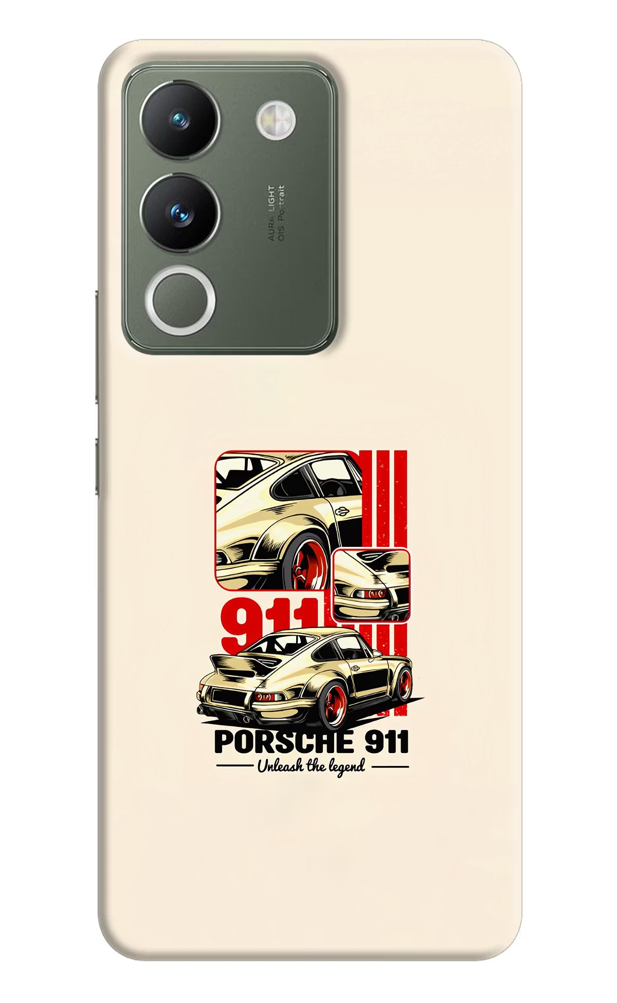 Classic Porsche 911 Vivo Y200 5G Hard Case Back Cover by Casekaro