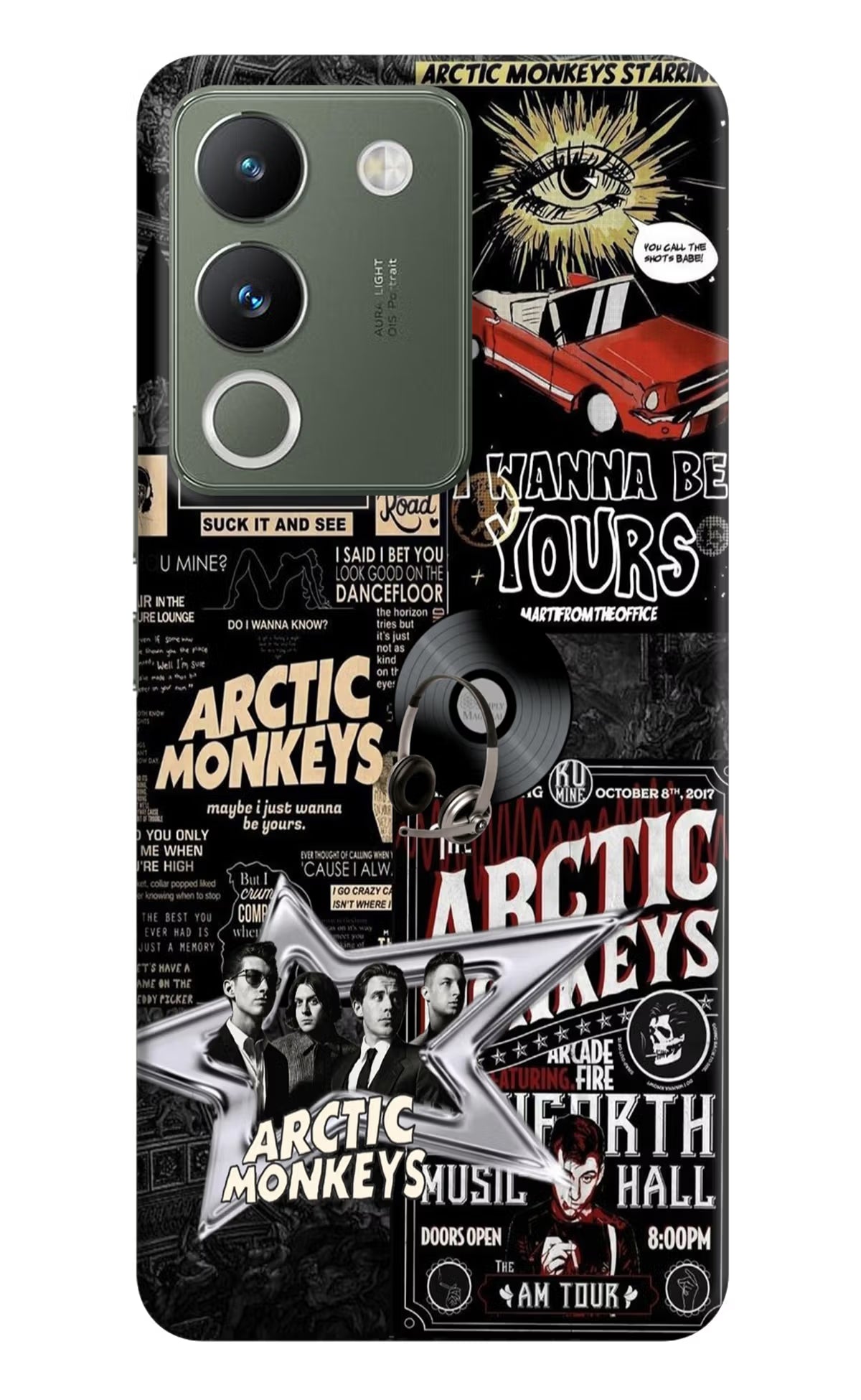 Arctic Monkeys Vivo Y200 5G Hard Case Back Cover by Casekaro