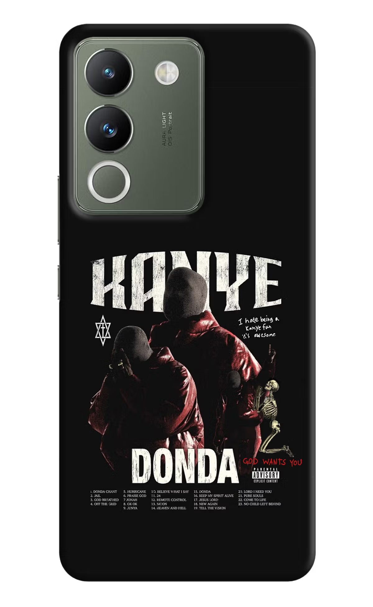 Donda Kanye West Vivo Y200 5G Hard Case Back Cover by Casekaro