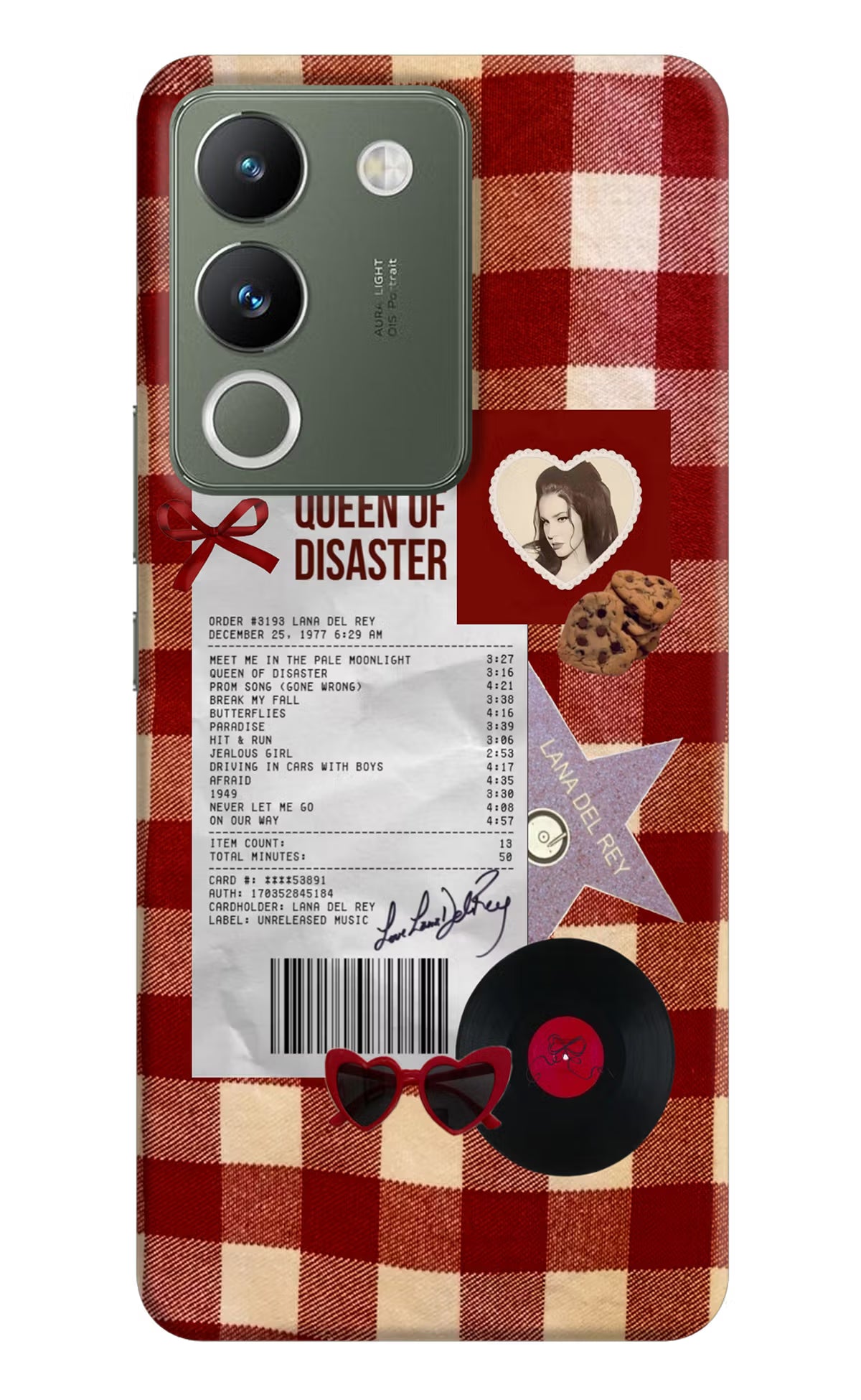 Queen of Disaster Vivo Y200 5G Hard Case Back Cover by Casekaro