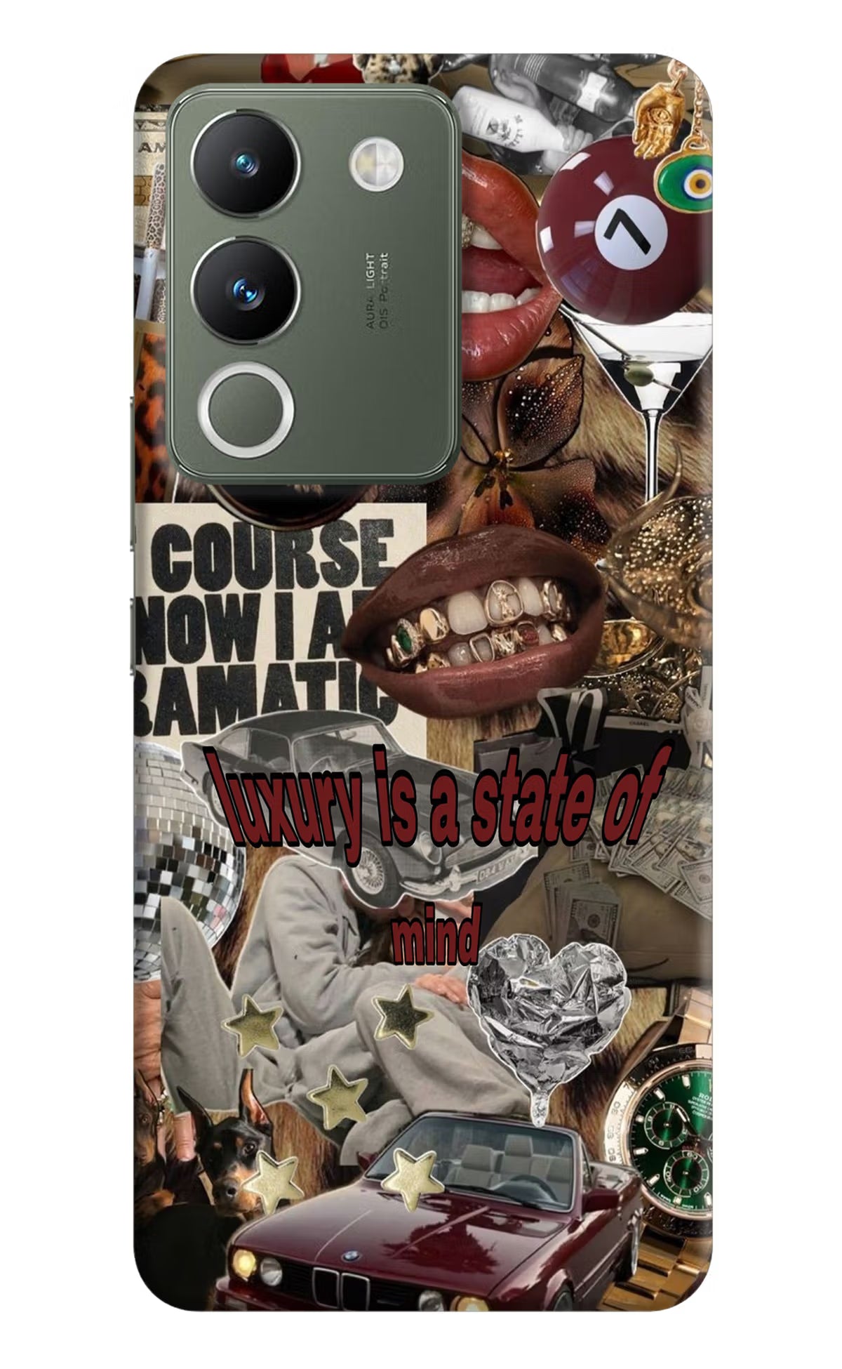 Luxury Vivo Y200 5G Hard Case Back Cover by Casekaro