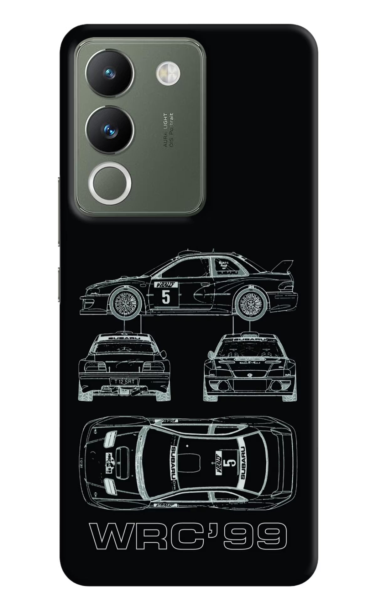 WRC'99 Vivo Y200 5G Hard Case Back Cover by Casekaro