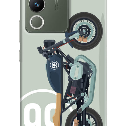Classic Cafe Racer 99 Vivo Y200 5G Hard Case Back Cover by Casekaro