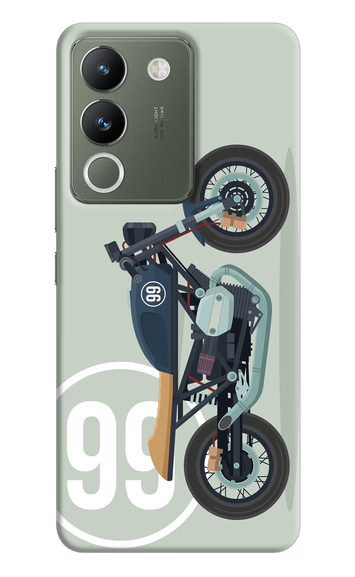Classic Cafe Racer 99 Vivo Y200 5G Hard Case Back Cover by Casekaro