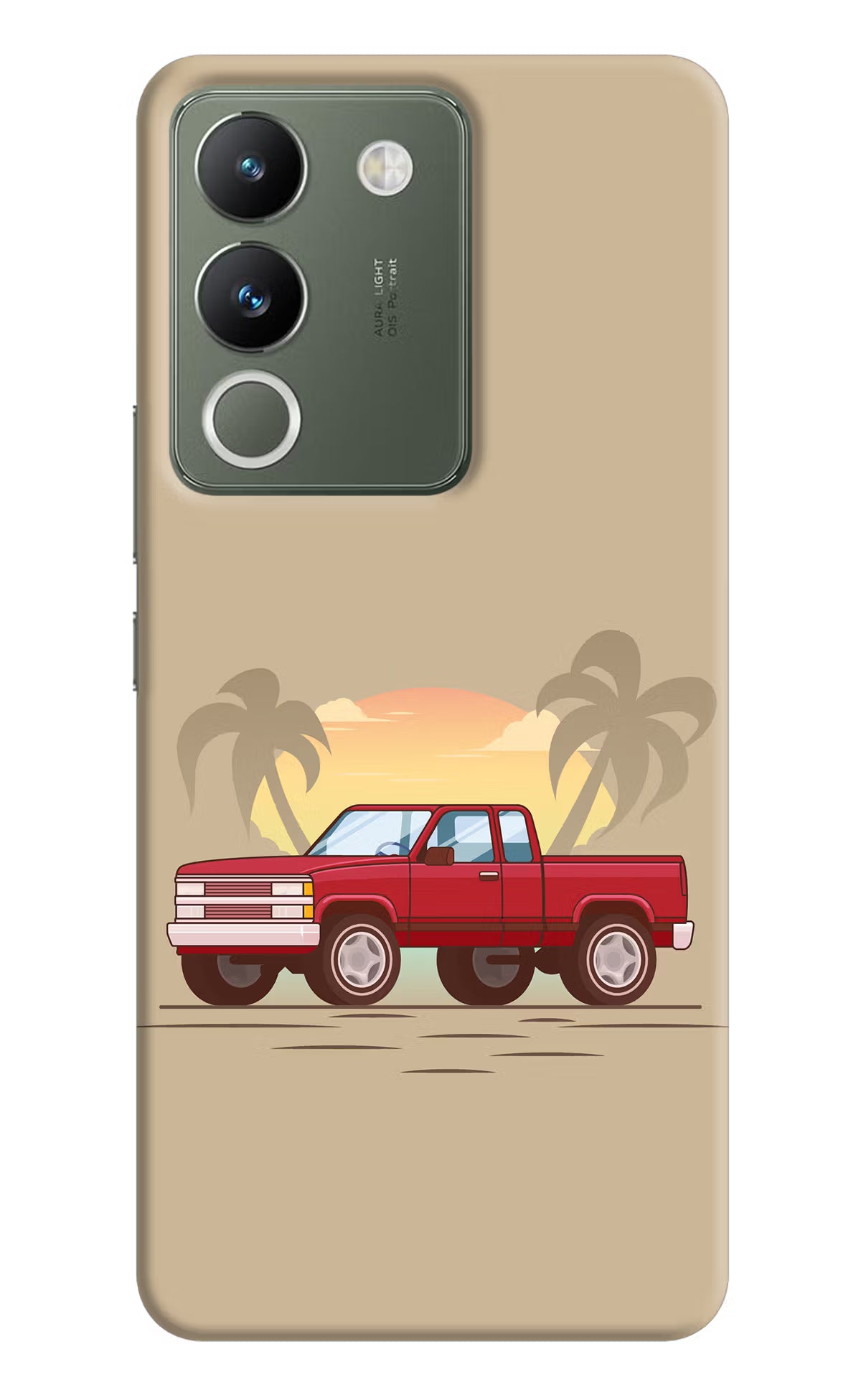 Desert Classic Drive Vivo Y200 5G Hard Case Back Cover by Casekaro