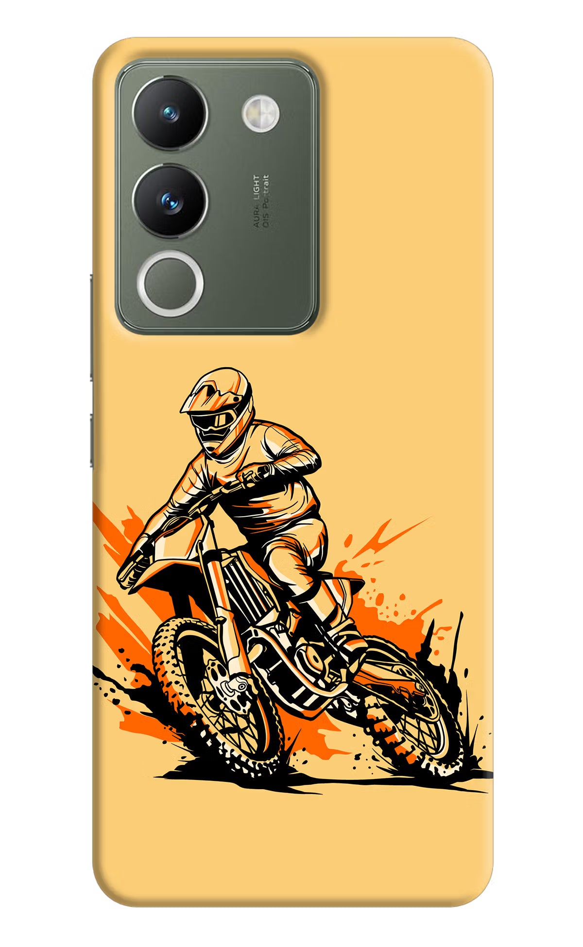 Off-Road Fury Vivo Y200 5G Hard Case Back Cover by Casekaro