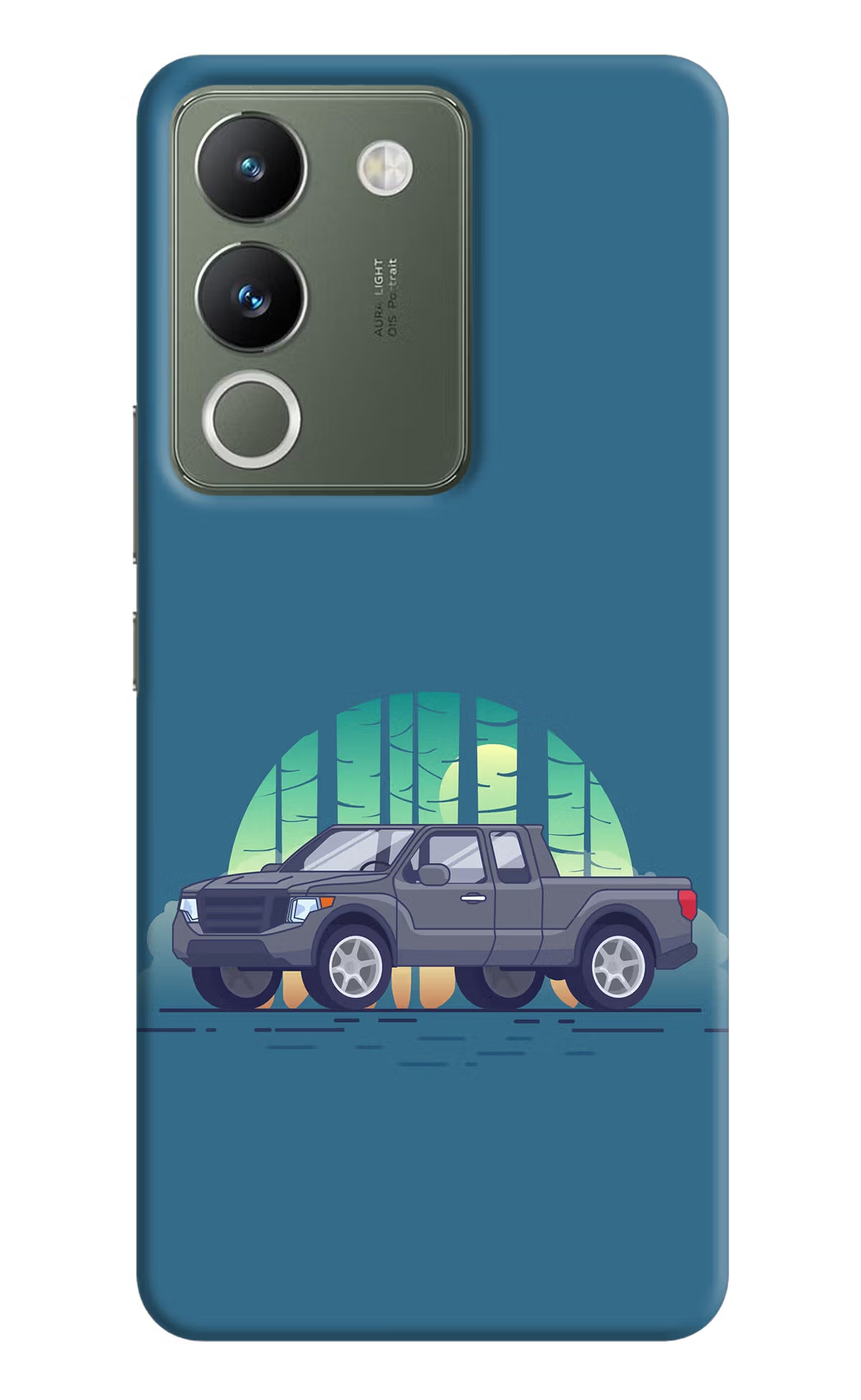 Retro Garage Vibe Vivo Y200 5G Hard Case Back Cover by Casekaro