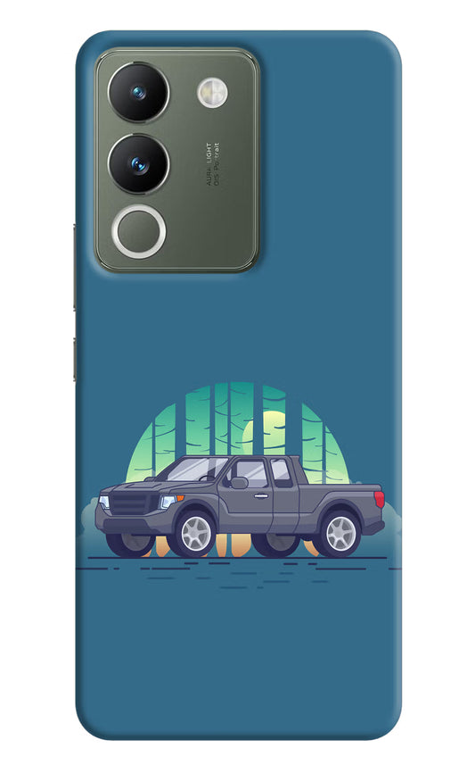 Retro Garage Vibe Vivo Y200 5G Hard Case Back Cover by Casekaro