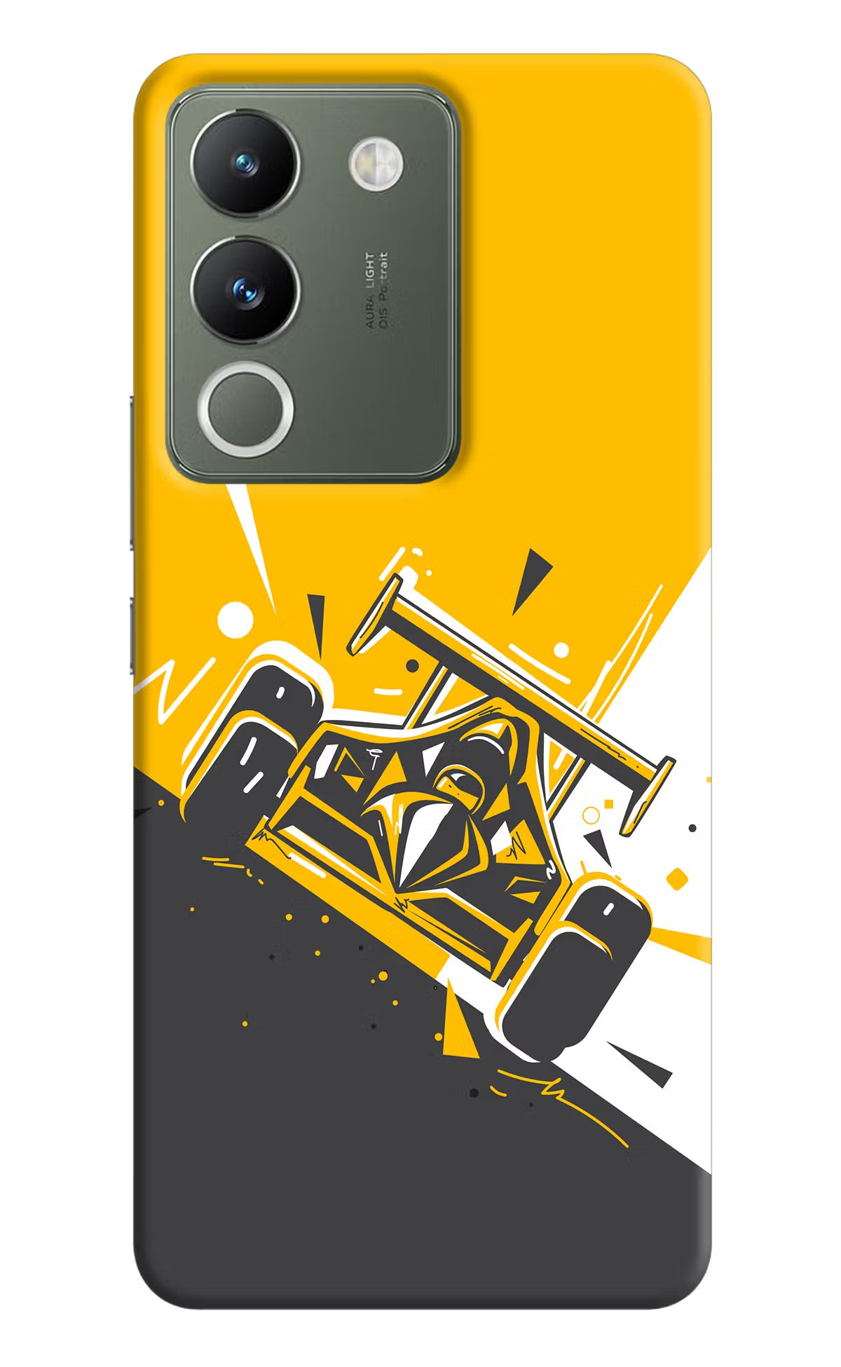 Track King Vivo Y200 5G Hard Case Back Cover by Casekaro