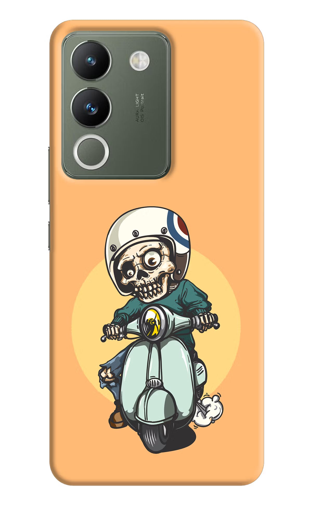 Undead Biker Vivo Y200 5G Hard Case Back Cover by Casekaro