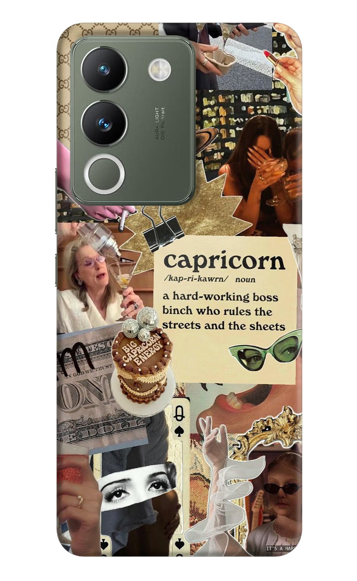 Capricorn Zodiac Vivo Y200 5G Hard Case Back Cover by Casekaro