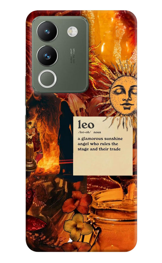 Leo Zodiac Vivo Y200 5G Hard Case Back Cover by Casekaro