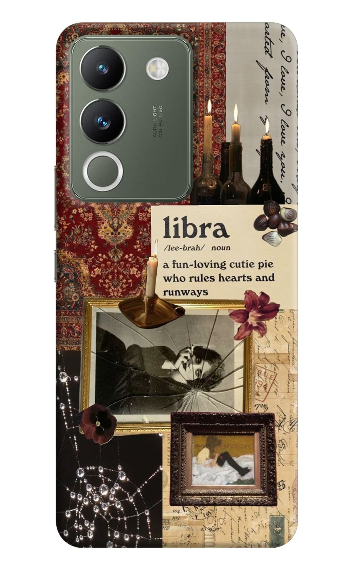 Libra Zodiac Vivo Y200 5G Hard Case Back Cover by Casekaro