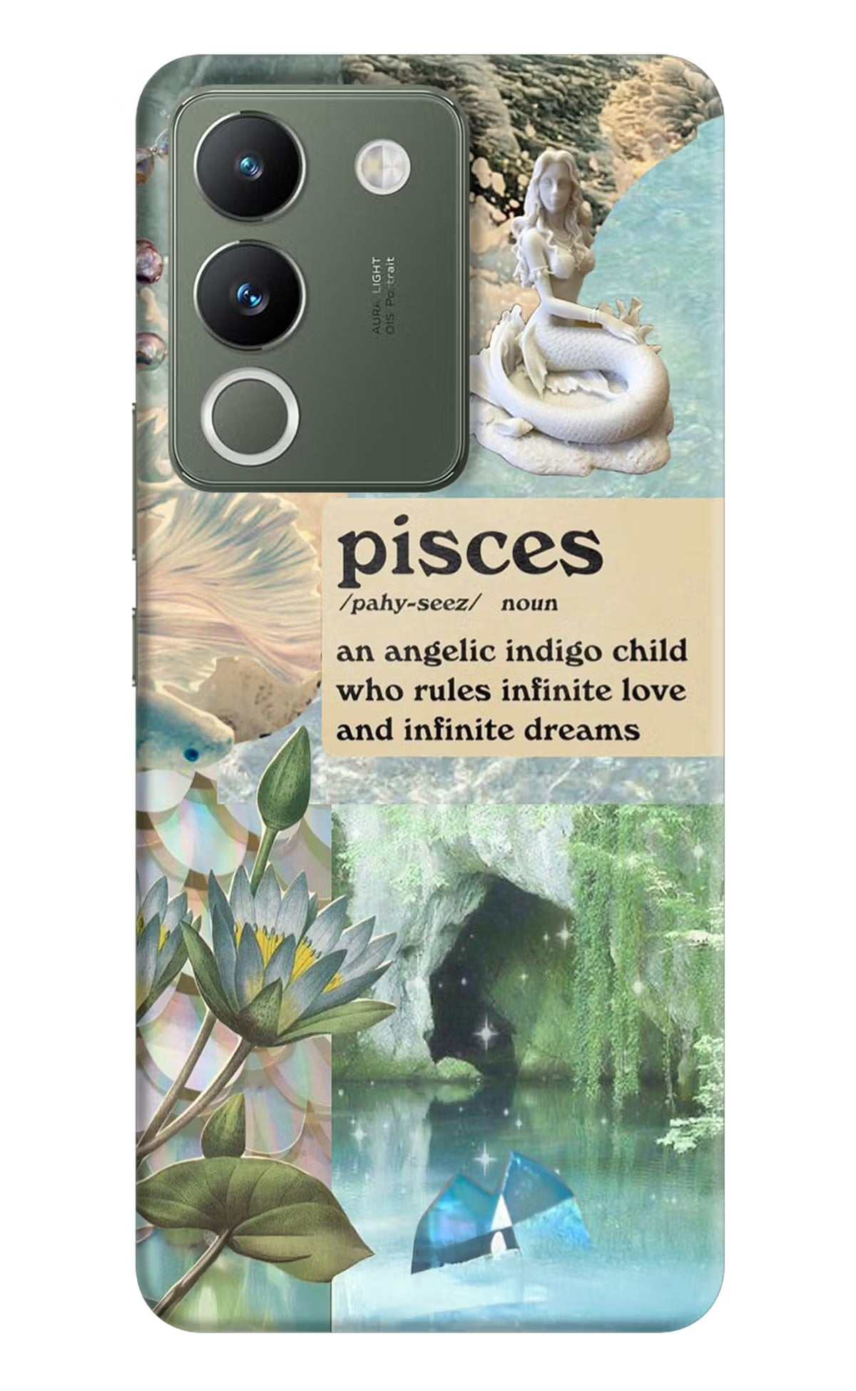 Pisces Zodiac Vivo Y200 5G Hard Case Back Cover by Casekaro
