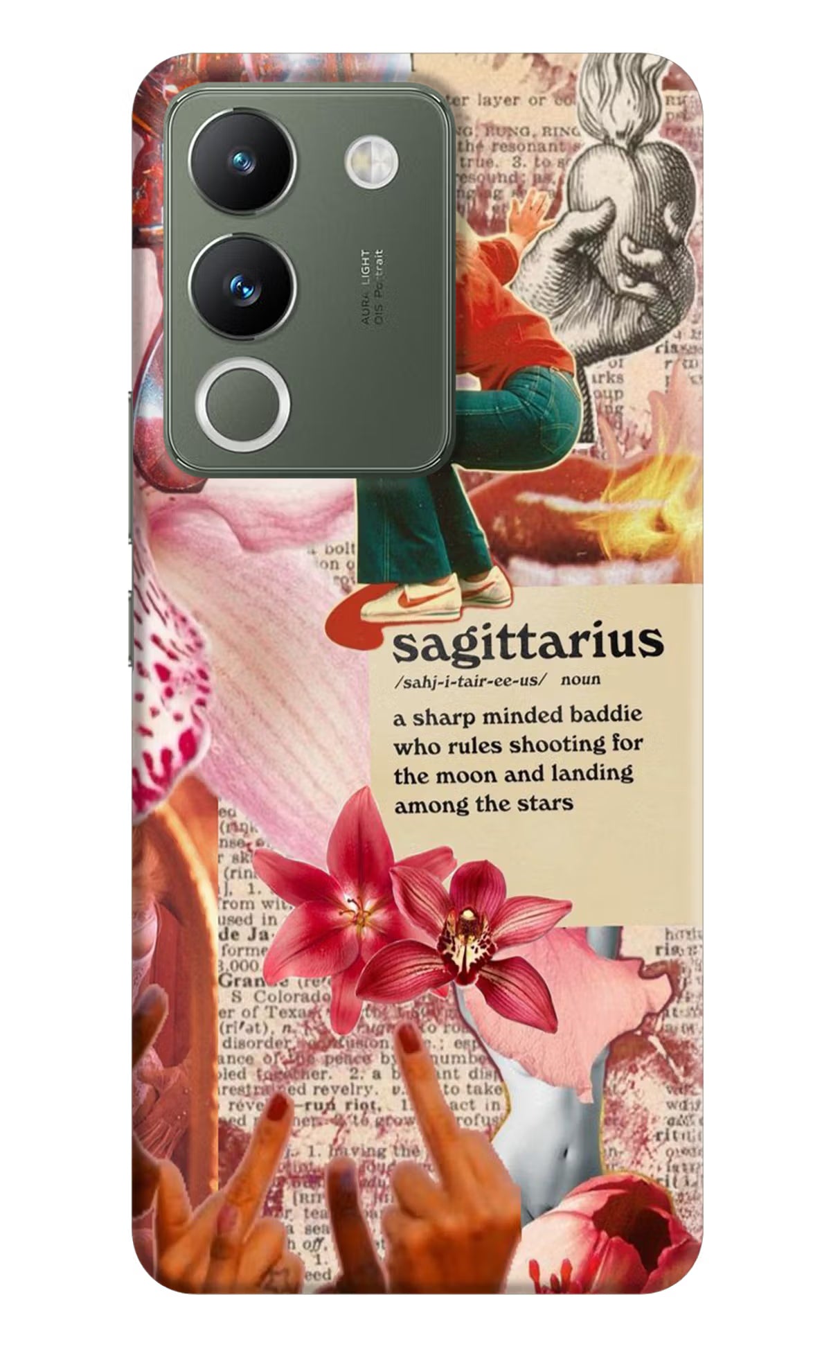 Sagittarius Zodiac Vivo Y200 5G Hard Case Back Cover by Casekaro