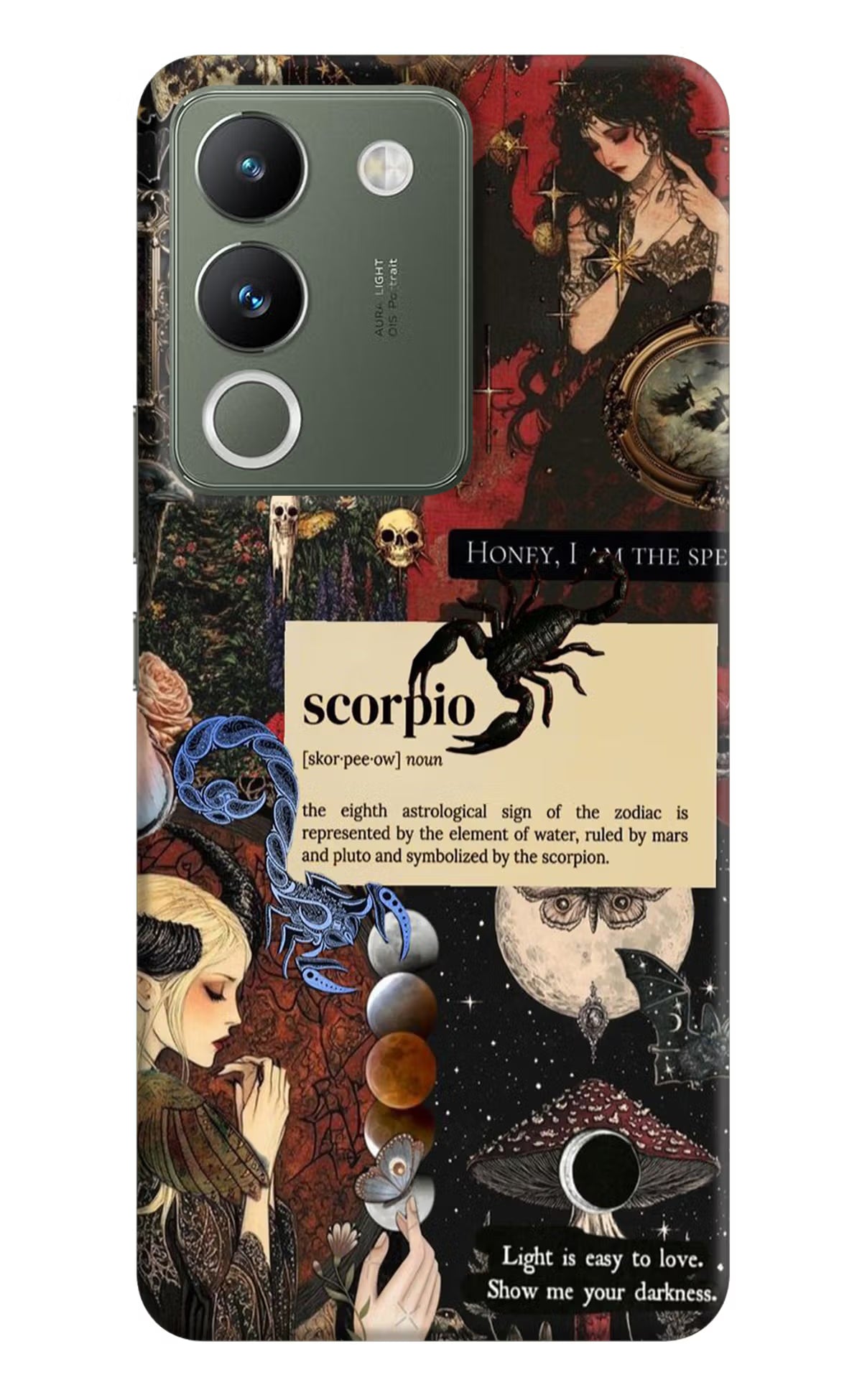 Scorpio Zodiac Vivo Y200 5G Hard Case Back Cover by Casekaro