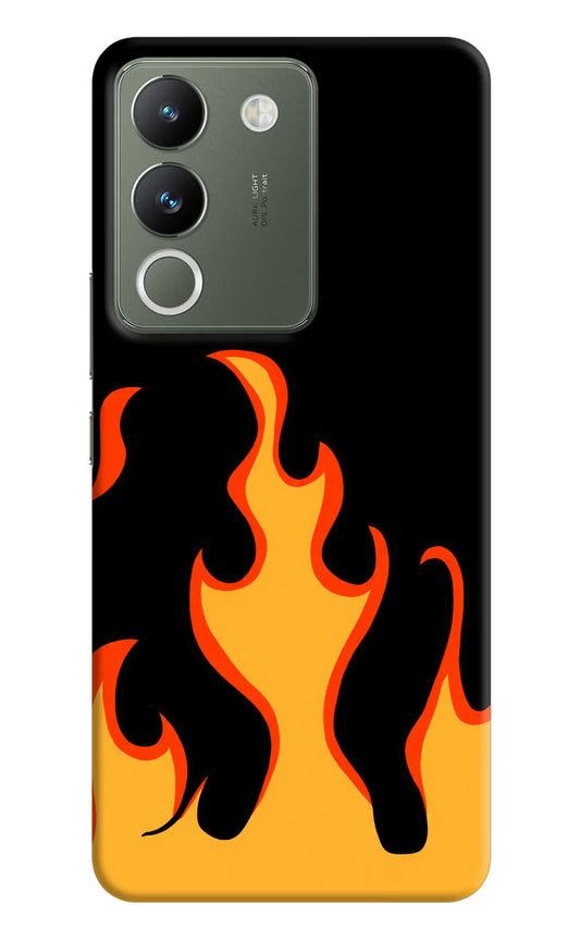 Fired Up – Black Vivo Y200 5G Hard Case Back Cover by Casekaro