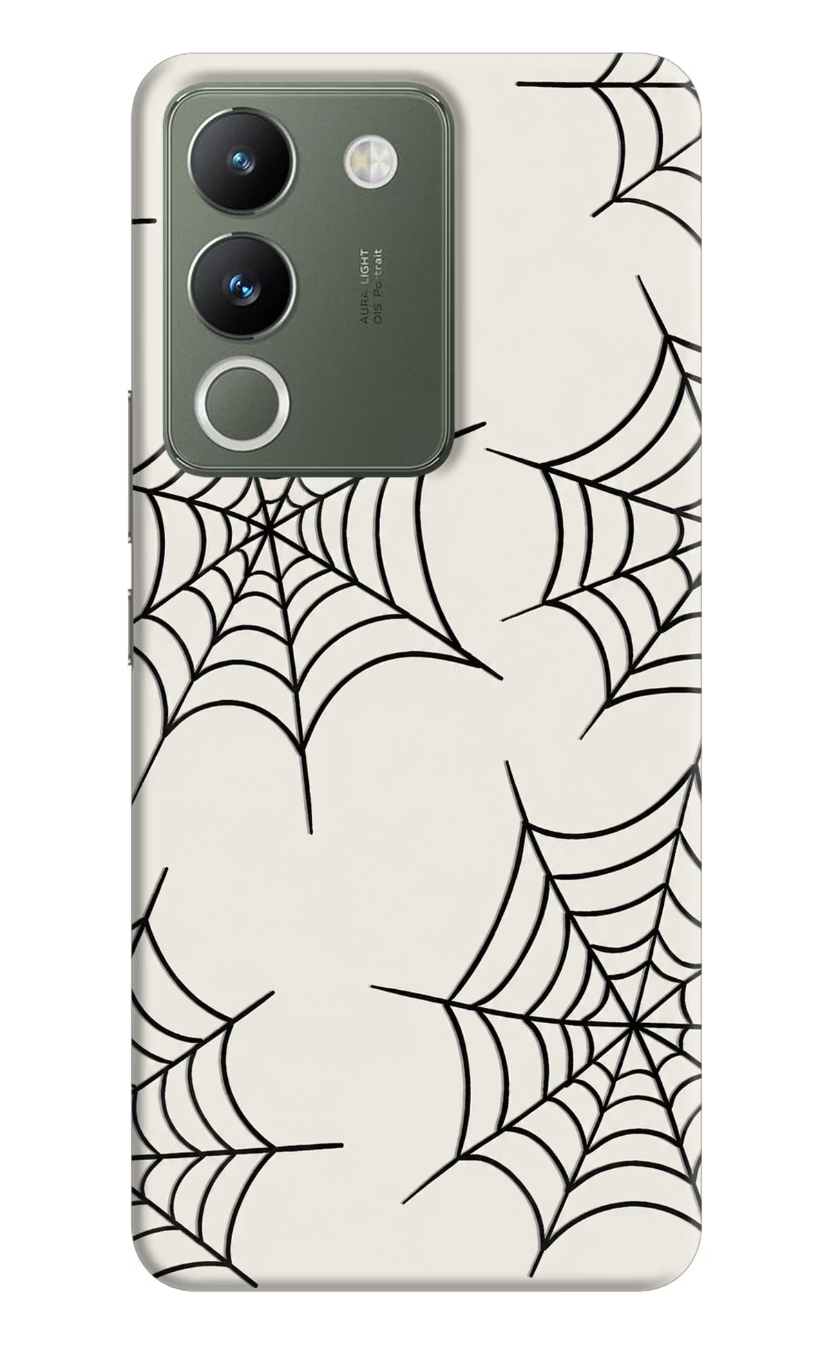 Spider Web Vivo Y200 5G Hard Case Back Cover by Casekaro