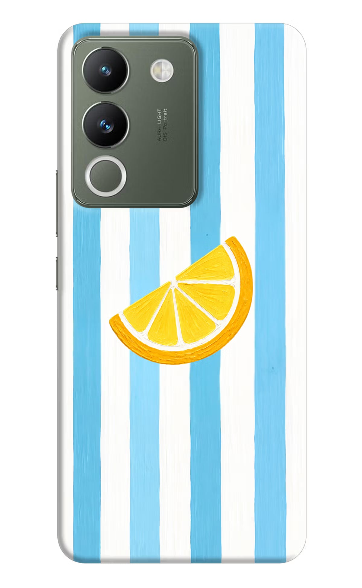 Summer Lemon Vivo Y200 5G Hard Case Back Cover by Casekaro