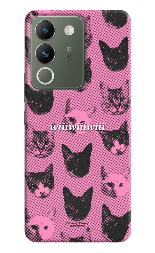Pink Cats Vivo Y200 5G Back Cover
