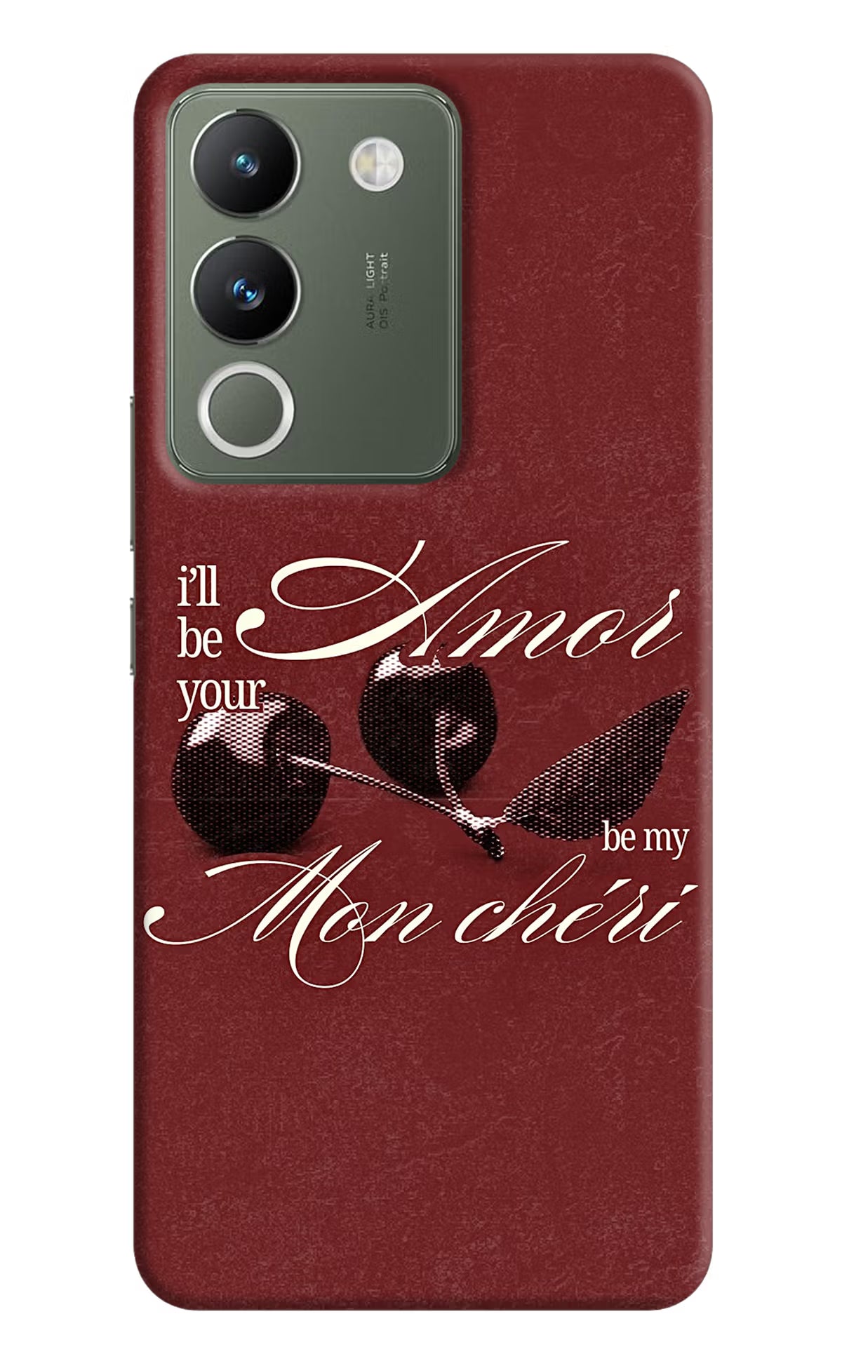 Velvet Cherry Vivo Y200 5G Back Cover