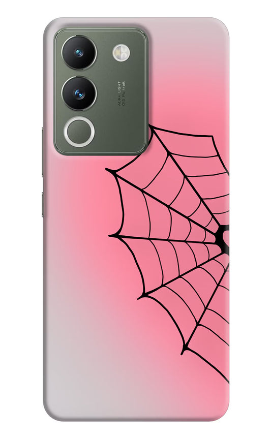 Pink Web Vivo Y200 5G Hard Case Back Cover by Casekaro