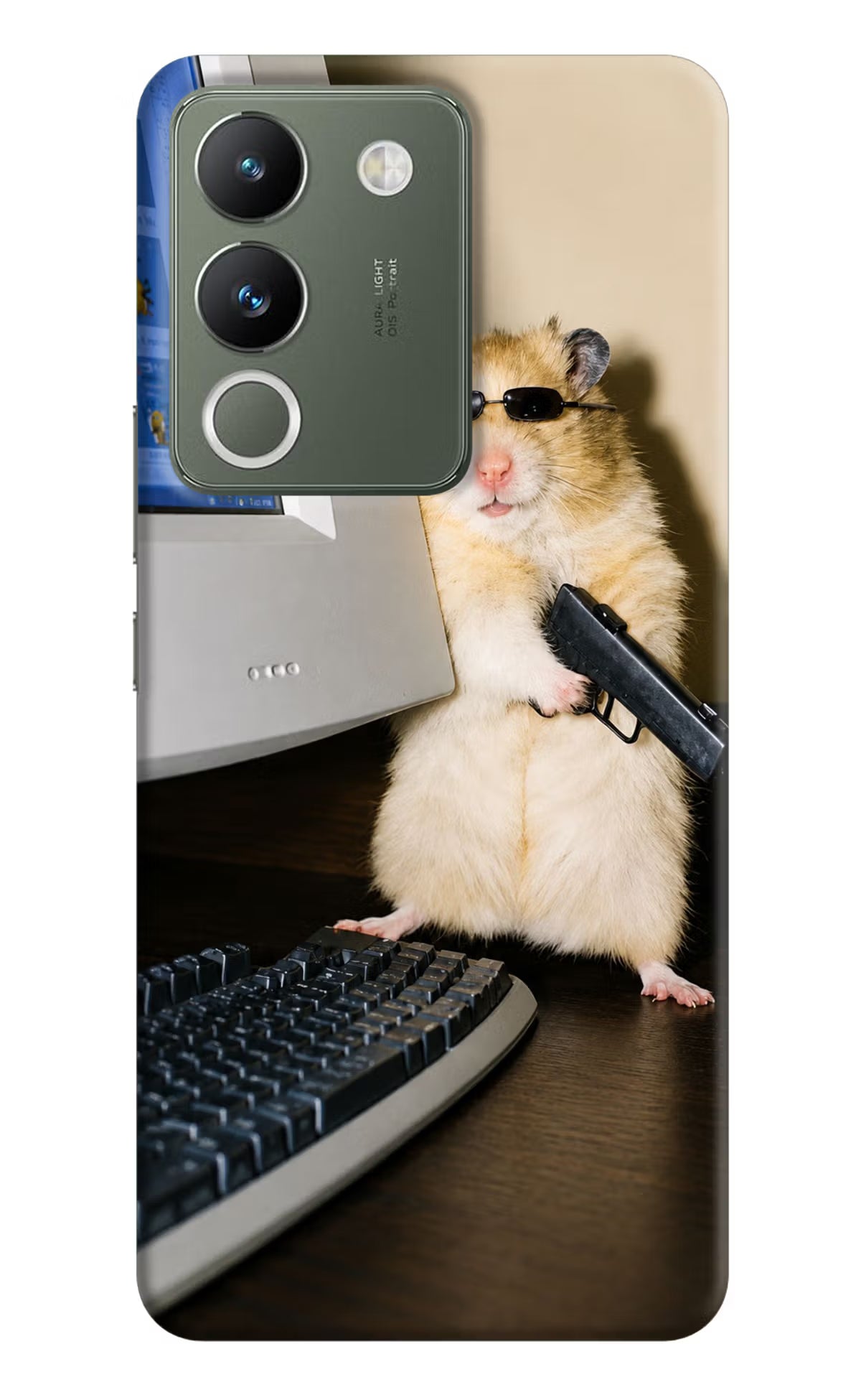 Hacker Hamster Vivo Y200 5G Back Cover